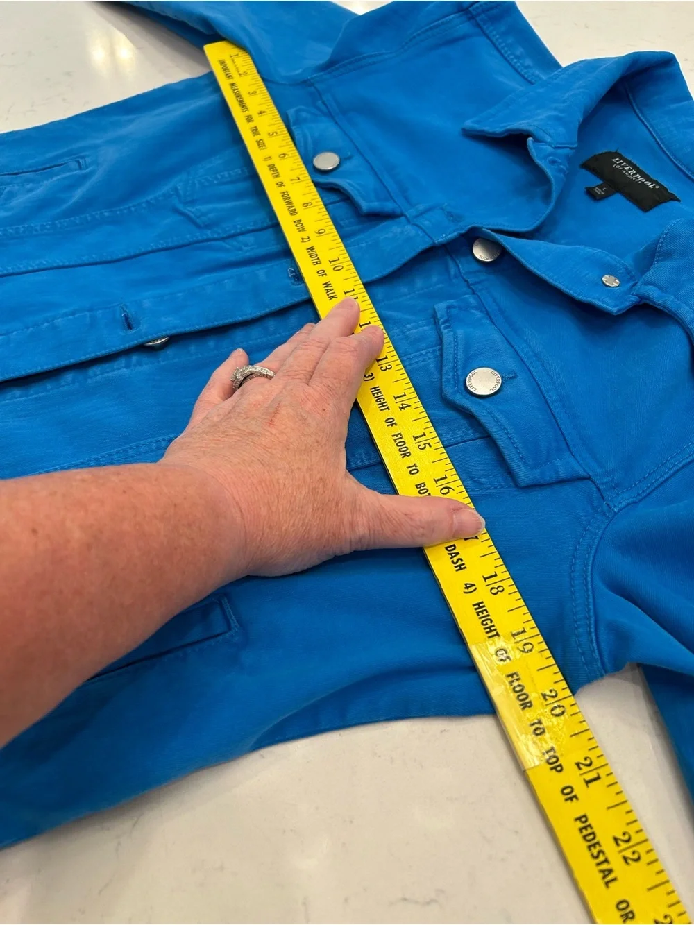 Liverpool Electric Blue Denim Jacket